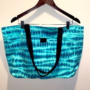 PINK by Victoria’s Secret Teal Tie-Dye Tote Bag